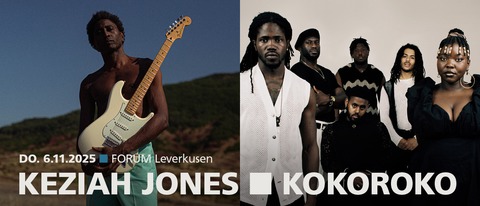 KOKOROKO | KEZIAH JONES - in concert! - Leverkusen - 06.11.2025 19:30
