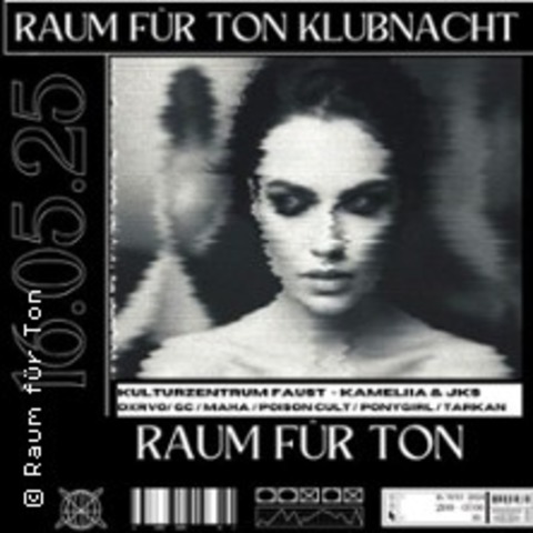 Raum fr Ton Klubnacht with DJ Sonnenbrand - Hannover - 16.05.2025 20:00