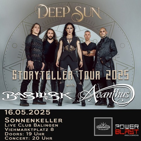 Deep Sun, Basilisk, Acanthus - Balingen - 16.05.2025 20:00