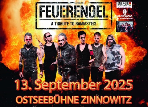FEUERENGEL - A Tribute to Rammstein - Konzert auf der Ostseebhne Zinnowitz - Zinnowitz - 13.09.2025 20:00