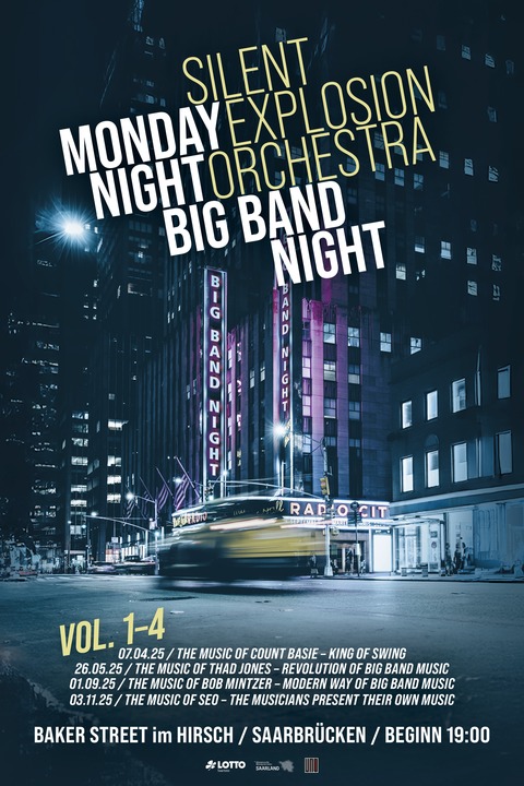 Monday Night - Big Band Night: The Music of SEO - The musicians present their own Music - Saarbrcken - 03.11.2025 19:00