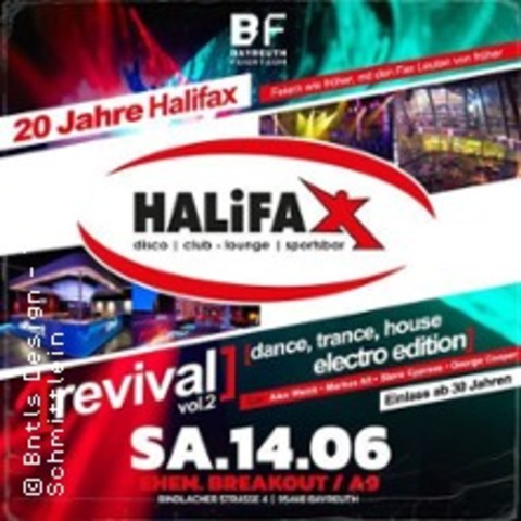 HALiFAX Revival - 20 Jahre Jubilum - BAYREUTH - 14.06.2025 22:00