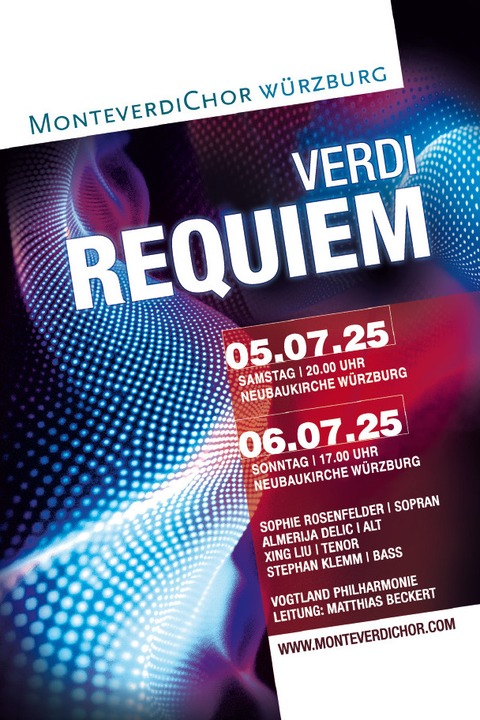 Wrzburger Chorsinfonik - G. Verdi: Requiem - Wrzburg - 06.07.2025 17:00