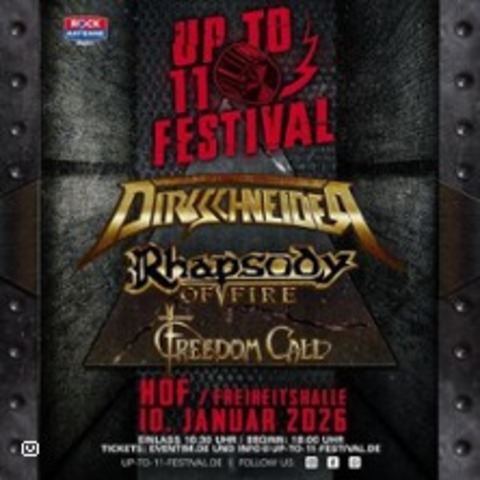 Up to 11-Festival - HOF / SAALE - 10.01.2026 18:00