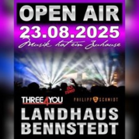 Open Air 2025 - Sommer Open Air im Landhaus Bennstedt - SALZATAL - 23.08.2025 18:00