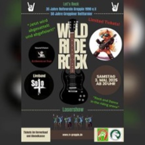 Greppiner Wild Ride Rock Party - Mit Liveband Solo und DJ Danny - BITTERFELD-WOLFEN - 03.05.2025 20:00