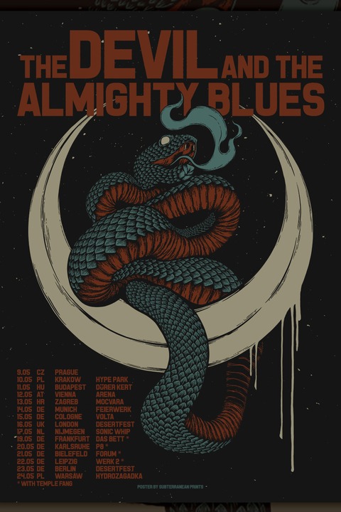 The Devil and the Almighty Blues - mit Special Guests Temple Fang - Leipzig - 22.05.2025 20:00