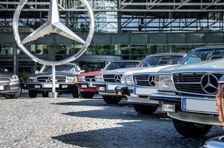 Oldtimer meets Mercedes-Benz - Goldener Herbst, glnzende Klassiker - markenoffenes Oldtimertreffen