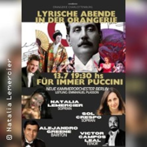 Fr immer Puccini - Lyrische Abende in der Orangerie - BERLIN - 13.07.2025 19:30