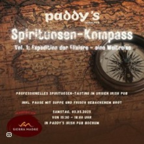 Spirituosen-Kompass | Vol. 1: Expedition der Elixiere - eine Weltreise - BOCHUM - 03.05.2025 15:30