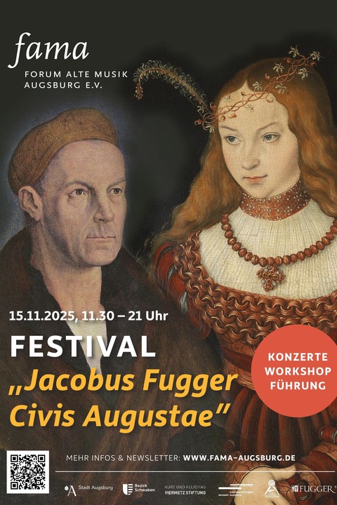 Festivalpass - Festival &#8222;Jacobus Fugger Civis Augustae&#8220; - AUGSBURG - 15.11.2025 11:30