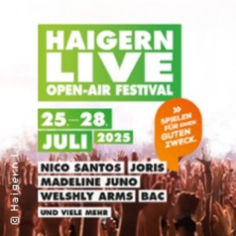 Haigern Live!| Open-Air Festival - Tagesticket Samstag - Talheim - 26.07.2025 17:00