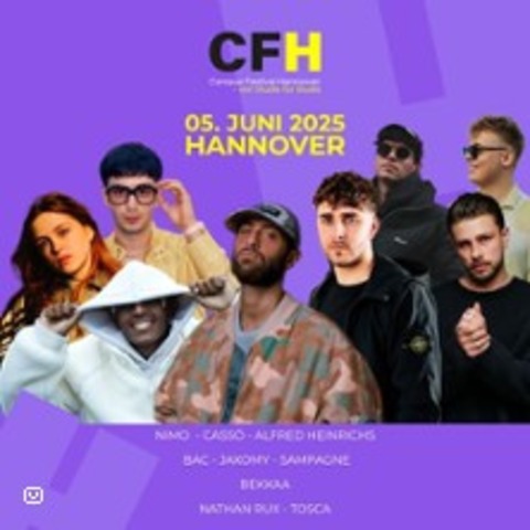 Campus Festival Hannover 2025 pres. NIMO - HANNOVER - 05.06.2025 13:30