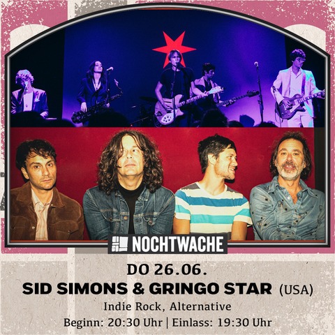 SID SIMONS & GRINGO STAR - Hamburg - 26.06.2025 20:30