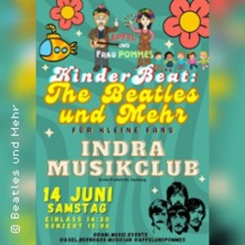 Kinderbeat: The Beatles und mehr - mit Apfel und Frau Pommes - HAMBURG - 14.06.2025 14:30