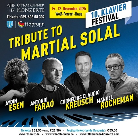 Tribute to Martial Solal - Ottobrunn - 12.12.2025 20:00