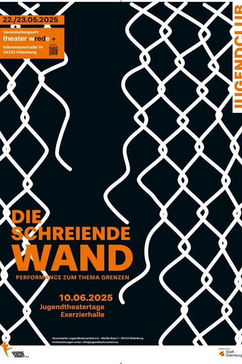 Die schreiende Wand - veranstaltet von Jugendkulturarbeit e.V. - Premiere - Oldenburg - 01.06.2025 19:30