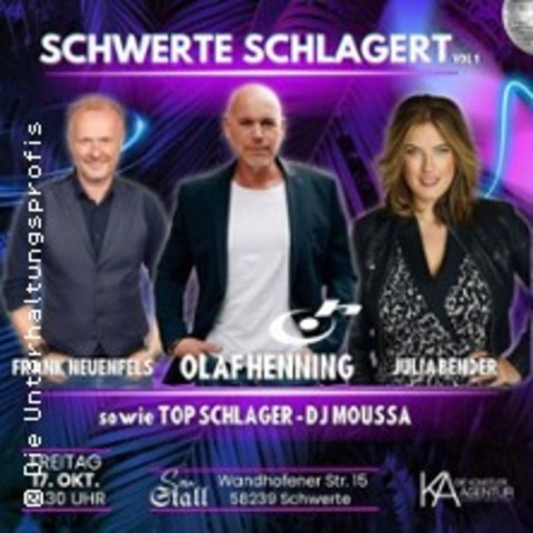 Schwerte Schlagert Vol. 1 - SCHWERTE - 17.10.2025 19:30