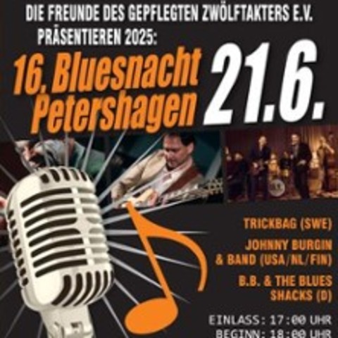 16. Bluesnacht Petershagen 2025 - PETERSHAGEN - 21.06.2025 00:00
