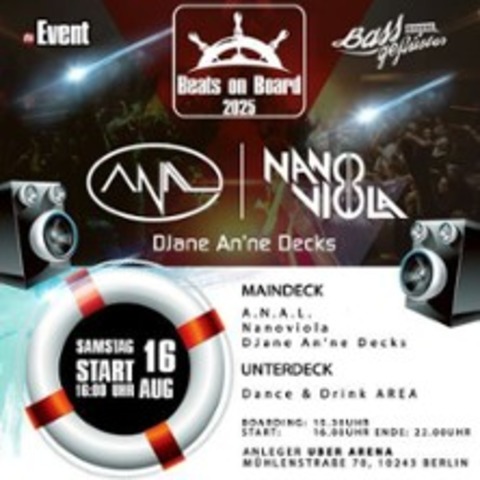 Beats On Board - Event: A.N.A.L. - BERLIN - 16.08.2025 16:00