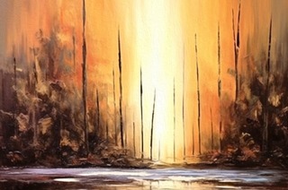 Motiv: Goldener See