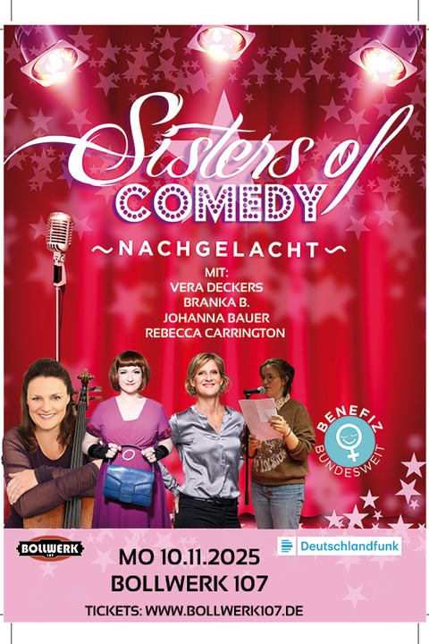 Sisters of Comedy - Rebecca Carrington, Johanna Bauer sowie Branca B. und Vera Deckers - Moers - 10.11.2025 20:00