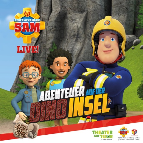 Feuerwehrmann Sam live - Abenteuer auf der Dino-Insel - Wittenberge - 29.11.2025 16:00