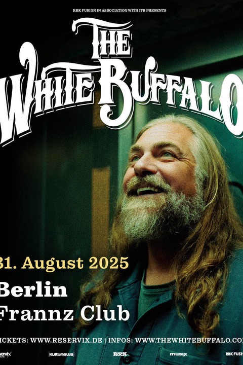 THE WHITE BUFFALO - Berlin - 31.08.2025 20:00