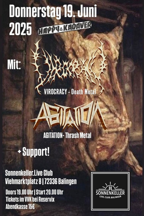 Virocracy, Agitation - Balingen - 19.06.2025 19:00