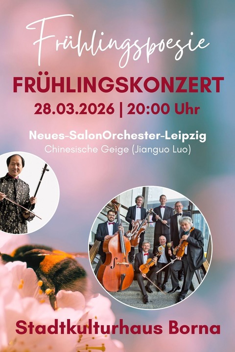 Frhlingspoesie - Frhlingskonzert zur Kirschblte - Borna - 28.03.2026 20:00