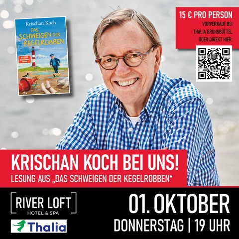 Autorenlesung aus &#8222; Das Schweigen der Kegelrobben&#8220; - Brunsbttel - 01.10.2025 19:00