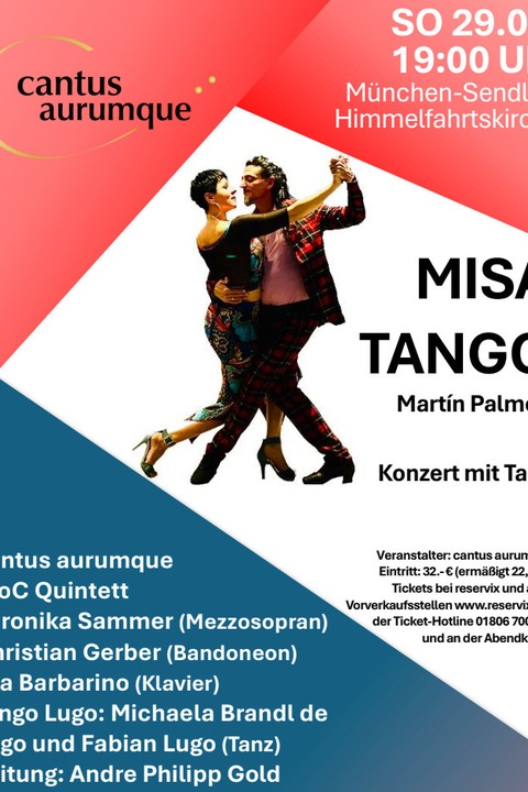 MISA TANGO - Martin Palmeri - Konzert mit Tanz - Mnchen - 29.06.2025 19:00