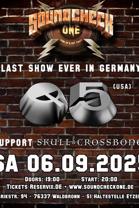 Q5 (Last Show in Germany!) + Support: Skull & Crossbones - Waldbronn - 06.09.2025 19:00