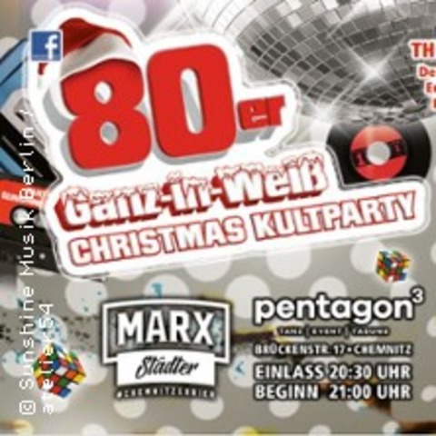 80er-Ganz in Wei Christmas-Kultparty | Pentagon3 Chemnitz - CHEMNITZ - 20.12.2025 20:30