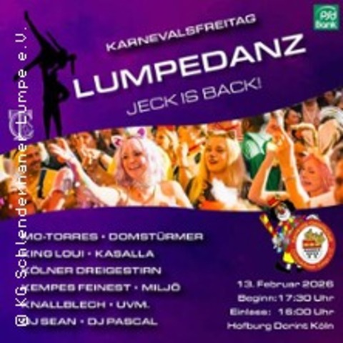 Lumpedanz - Karnevalsfreitag Hofburg / Mo-Torres, Kasalla, Milj, uvm - KLN - 13.02.2026 17:30