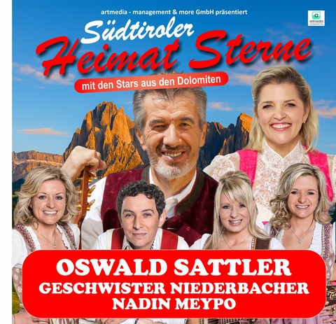 Sdtiroler Heimatsterne 2026 - ...mit den Stars aus den Dolomiten*** - Sinsheim - 06.03.2026 19:00