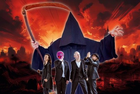 Generalprobe Weltuntergang - Der Tod (Death Comedy) trifft Die Gorillas (Improtheater). Als Gast Birgit Breuer - Berlin - 22.08.2025 20:00