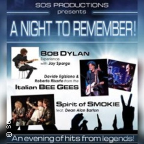 SOS Productions "A night to remember" - An evening of hits from legends! - Heidenheim an der Brenz - 06.06.2025 20:00