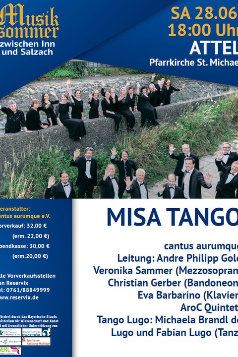 MISA TANGO - Martin Palmeri - Konzert mit Tanz - Wasserburg am Inn - 28.06.2025 18:00