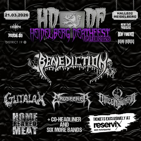Heidelberg Deathfest IX - 2026 - Heidelberg - 21.03.2026 13:00