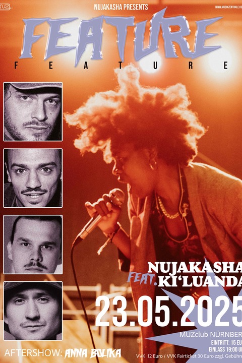 feature feature - Nujakasha mit KiLuanda - Nrnberg - 23.05.2025 20:00