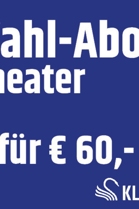 4 Veranstaltungen nach Wahl fr EUR 60,- - Kleve - 24.09.2025 20:00