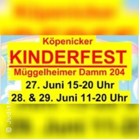 Kpenicker Kinderfest - BERLIN - 28.06.2025 18:00