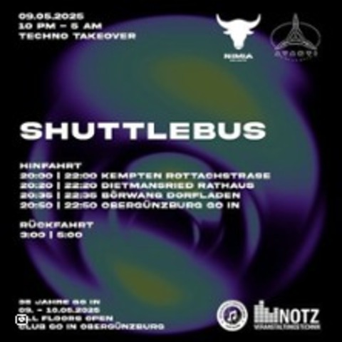 Bus Ticket | Club Go In Obergnzburg - OBERGNZBURG - 09.05.2025 20:00