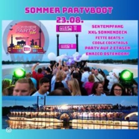 Sommer Partyboot mit Enrico Ostendorf - BERLIN - 23.08.2025 17:00