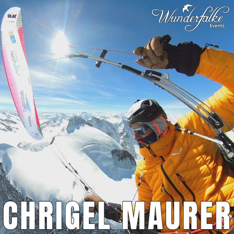 Wunderfalke: LIVE Chrigel Maurer &#8222;Gleitschirm Abenteurer&#8220; - Bad Tlz - 15.11.2025 20:00