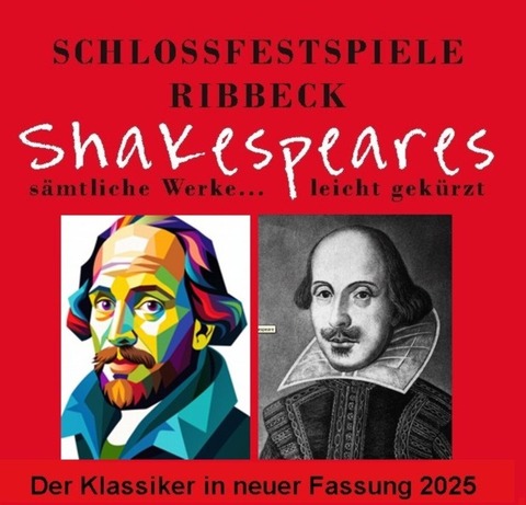Shakespeares smtliche Werke - leicht gekrzt - Gastspiel Jagdschloss Grunewald - Berlin - 01.08.2025 19:00