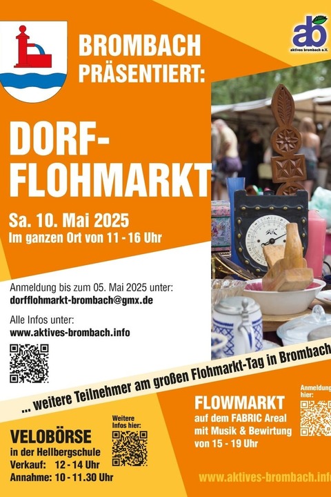 Dorfflohmarkt Brombach - Lörrach - 10.05.2025 11:00