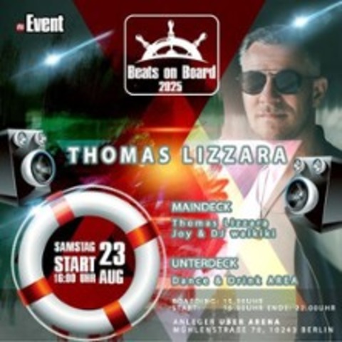 Beats on Board - Thomas Lizzara - BERLIN - 23.08.2025 16:00