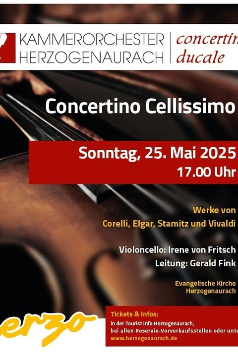 Concertino Ducale 2025 - Concertino Cellissimo - Herzogenaurach - 25.05.2025 17:00